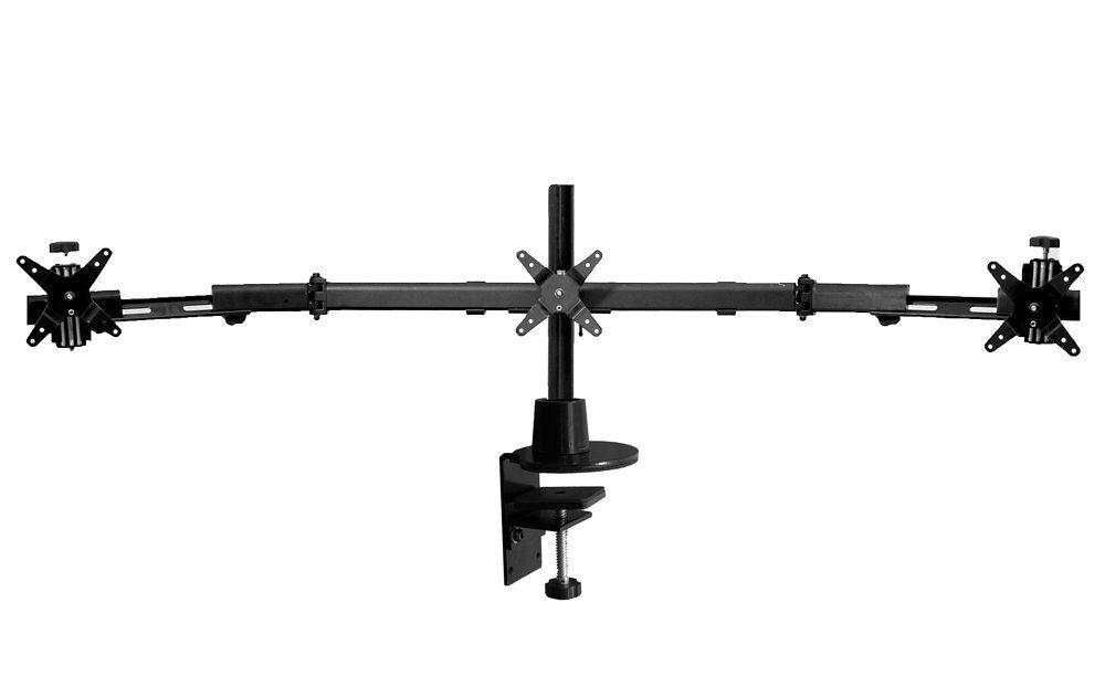 Ergotech Triple Lcd Monitor Desk Stand With Desk Clamp And