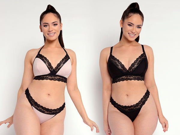 curvy kate twice the fun reversible D+ triangle bralette