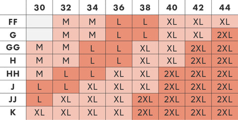 Liaison Milan Stretch Body size chart