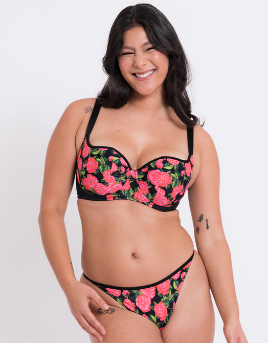 Curvy Kate Smoothie T-Shirt Plunge Bra - Latte