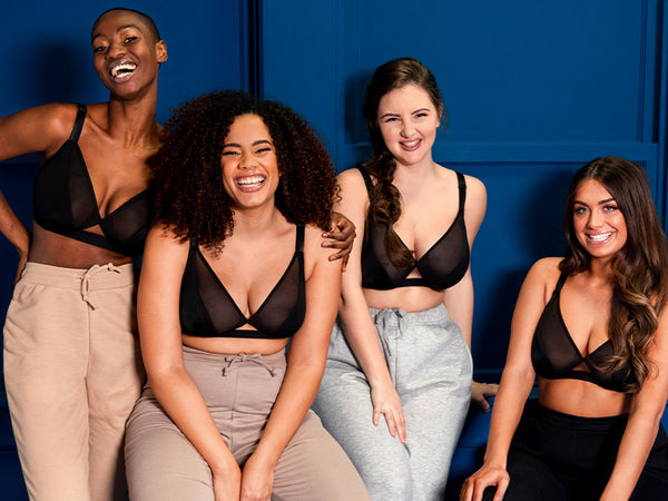 Royce Charlotte Wirefree Bra in Black - Busted Bra Shop