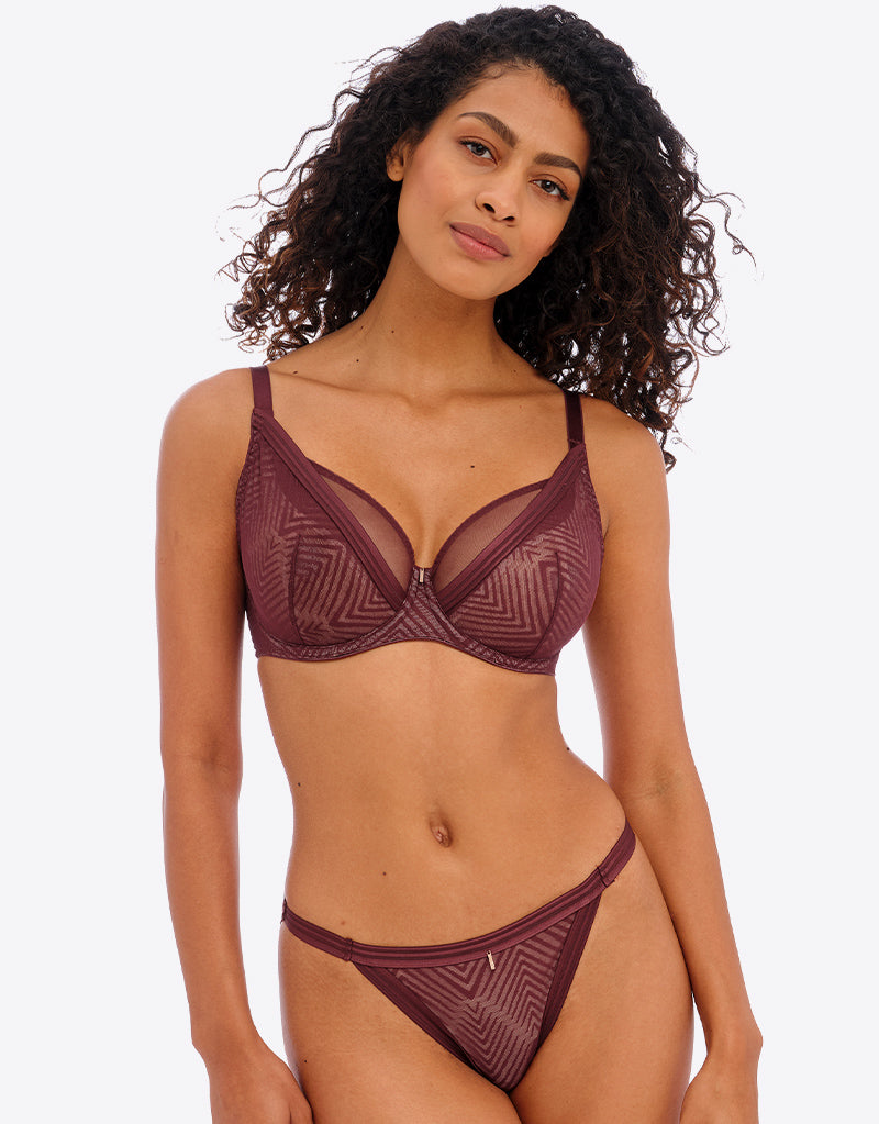 Elomi Kim Plunge Bra Caramel – Brastop UK