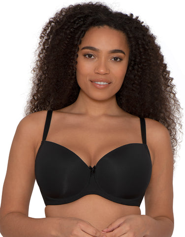 ivory rose black moulded t-shirt bra