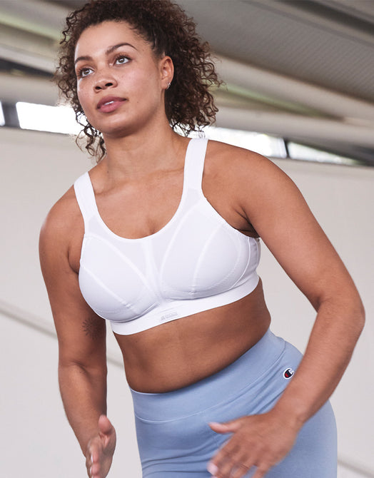 Pour Moi Energy Empower Lightly Padded Convertible Sports Bra White –  Brastop UK