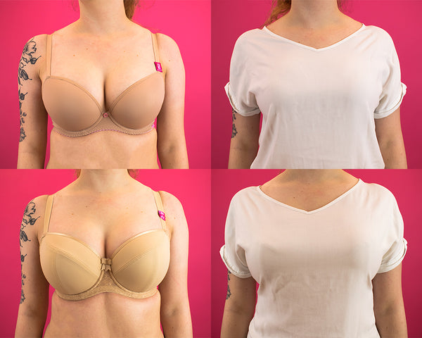 Moulded or Padded Bra For White Shirt