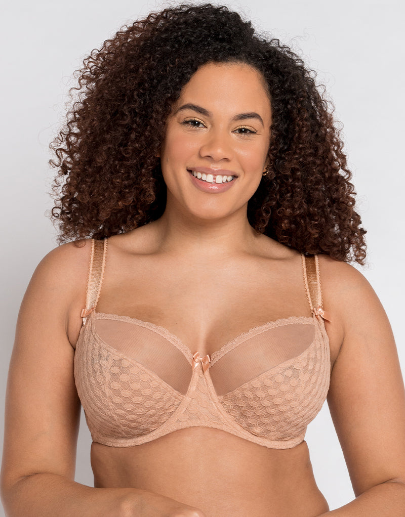 Curvy Kate Dottie Balcony Bra Latte