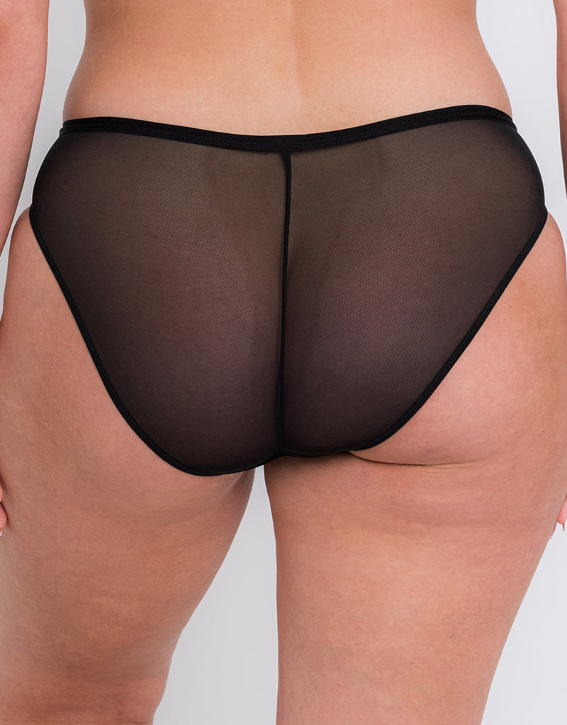 Curvy Kate WonderFull Vibe High Leg Brief Black