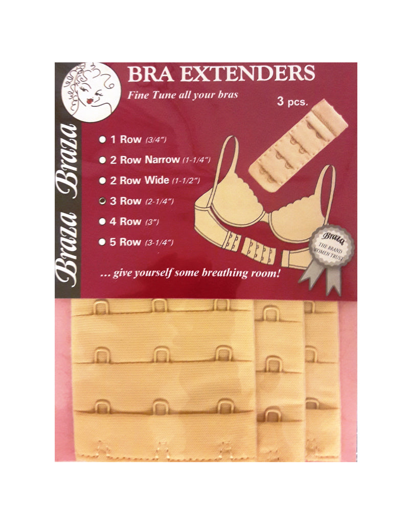 Braza Bra Extenders 3Hooks Beige