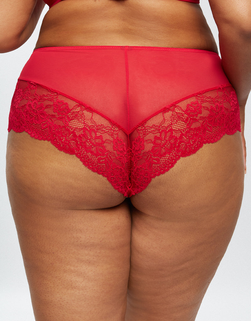 Ann Summers Sexy Lace Planet Short Red