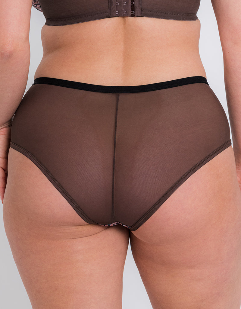 Curvy Kate WonderFully Short Cocoa Print