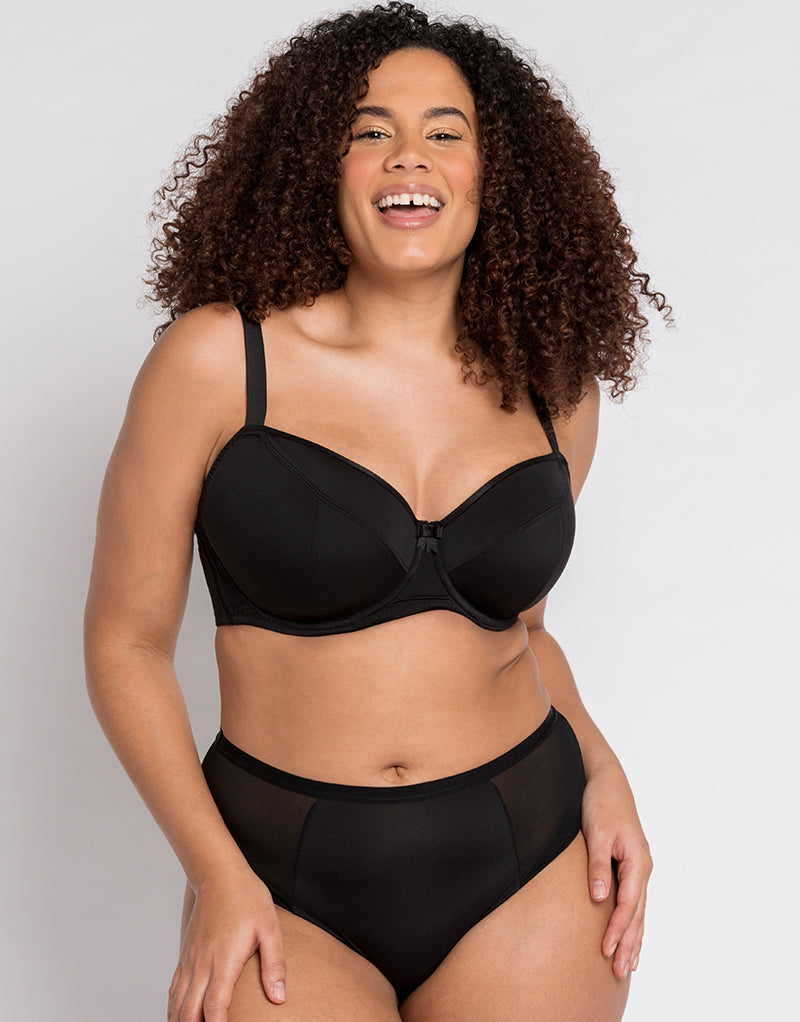 Curvy Kate Daily Dream Padded Balcony Bra Black