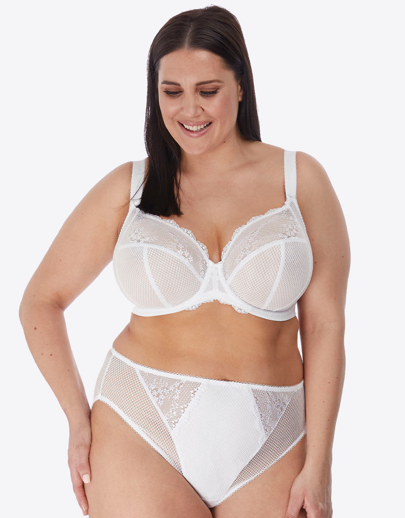 Elomi Charley Plunge Bra White