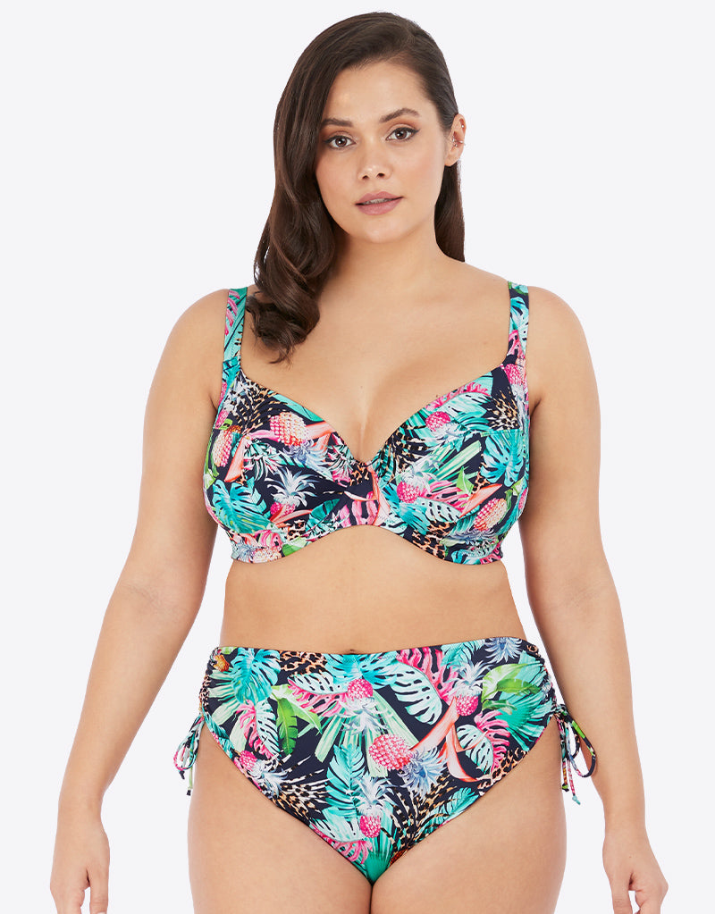 Elomi Pina Colada Plunge Bikini Top Midnight