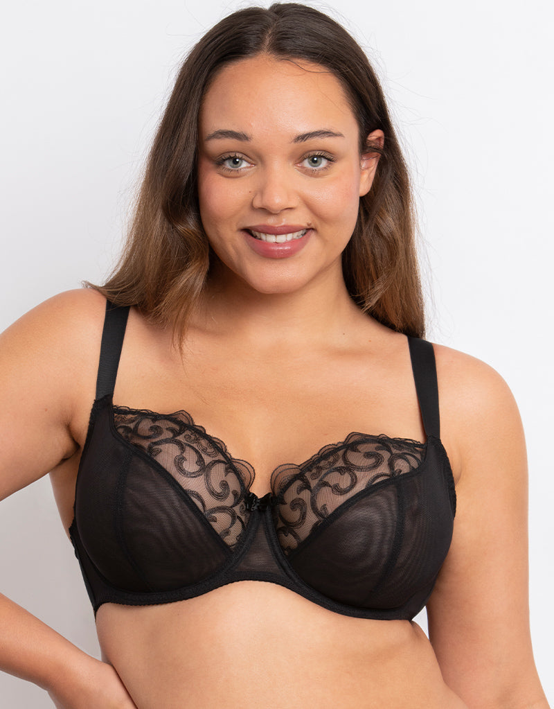 Flirtelle Alice Balcony Bra Black