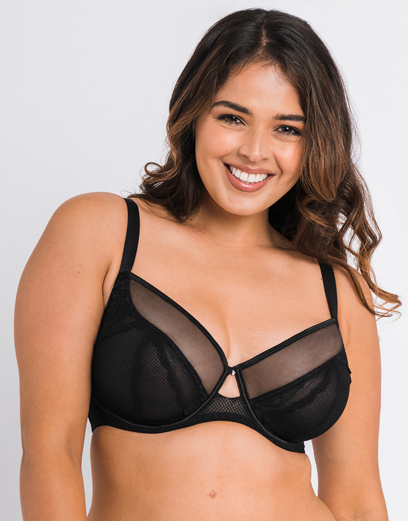 Curvy Kate Flutterby Plunge Bra Black