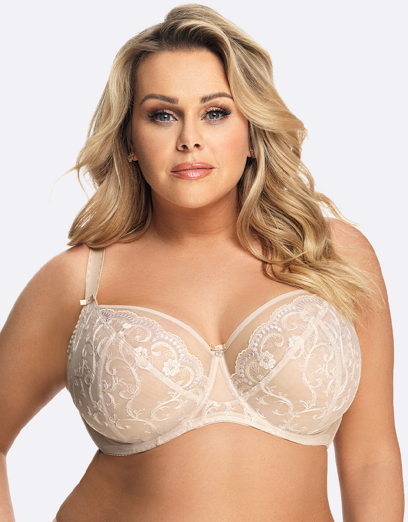 Gorsenia Roma Balconette Bra Beige