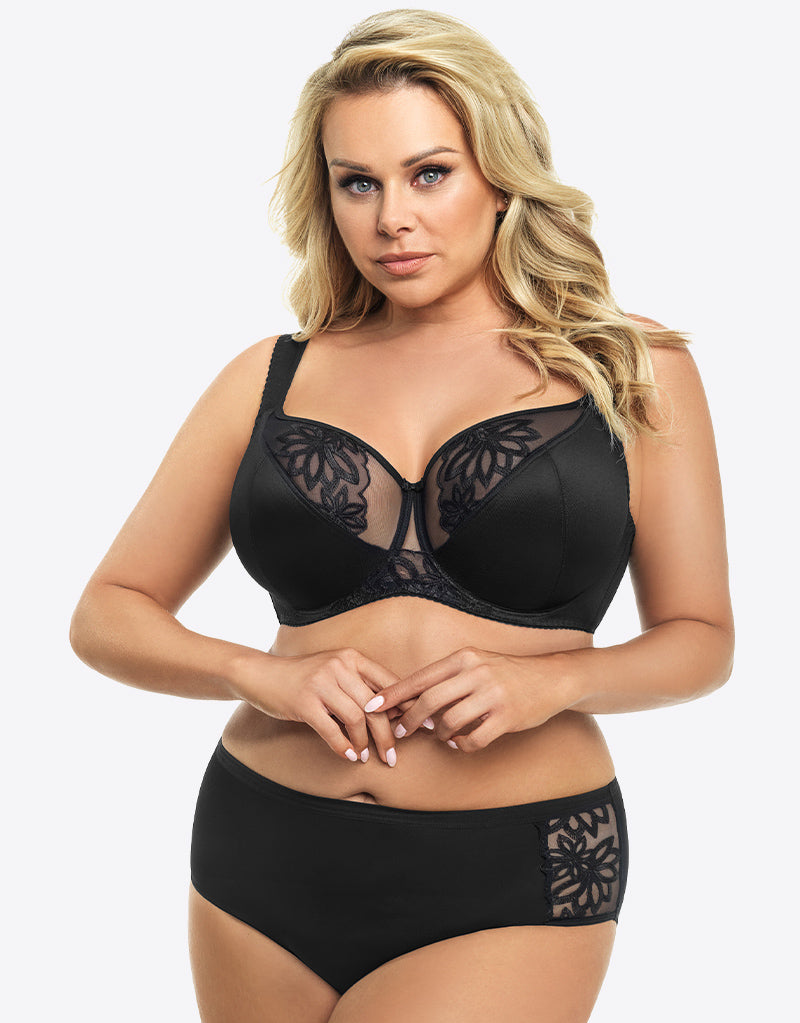 Gorsenia Sevilla Balconette Bra Black