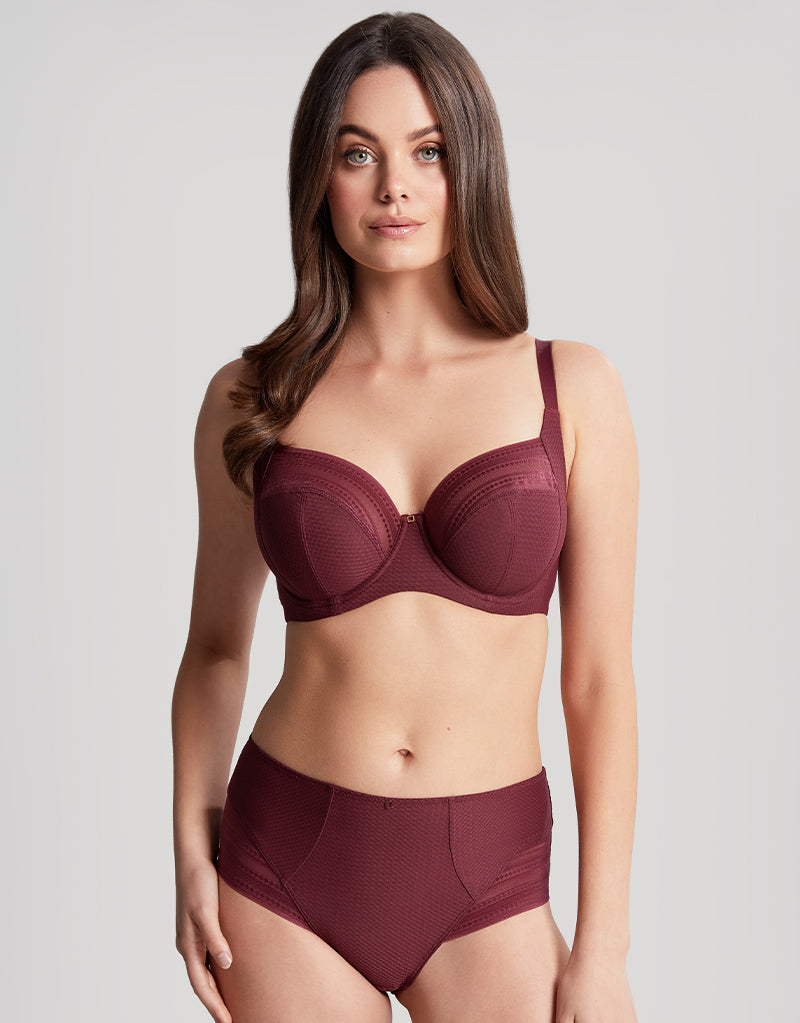 Panache Serene Full Cup Bra Dark Cherry