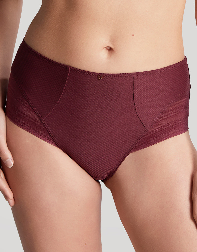 Panache Serene Deep Brief Dark Cherry