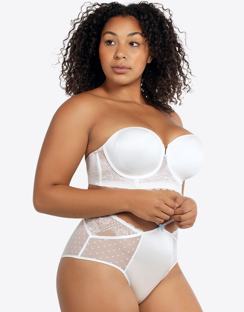 Parfait Amber High Waist Brief Pearl White