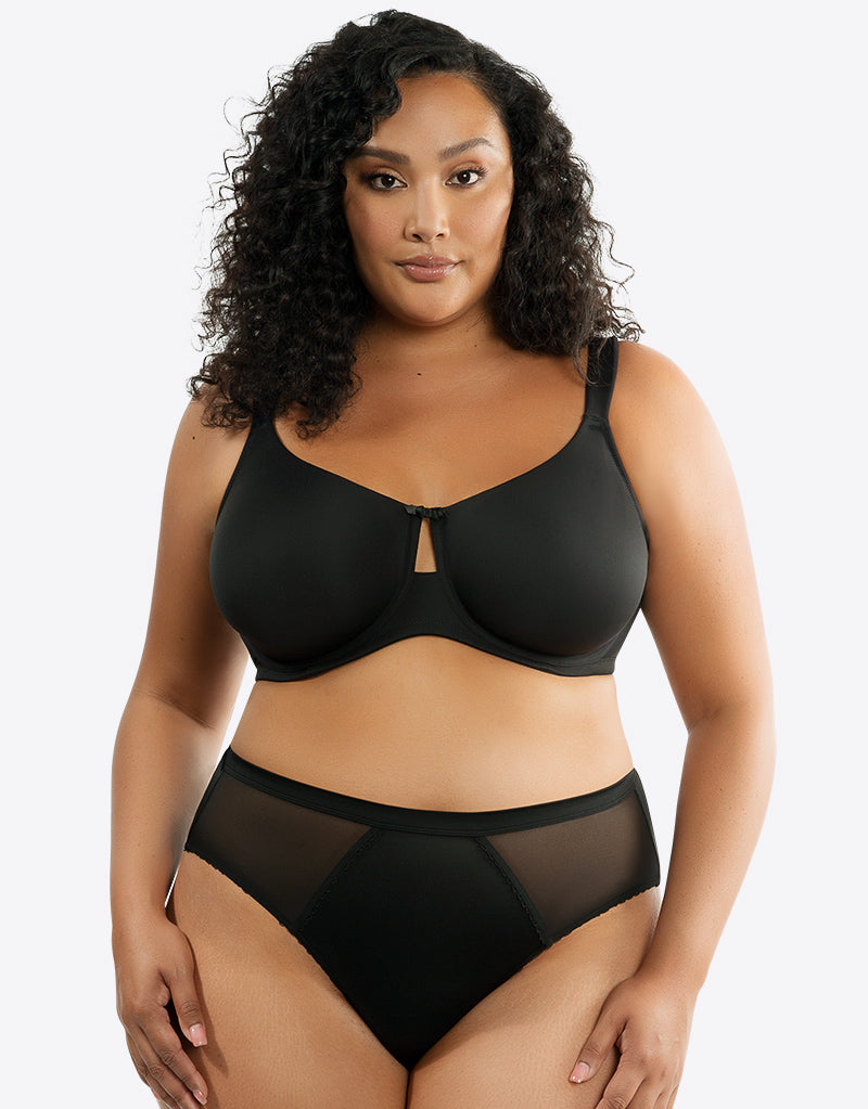 Parfait Erika Unlined Moulded Bra Black