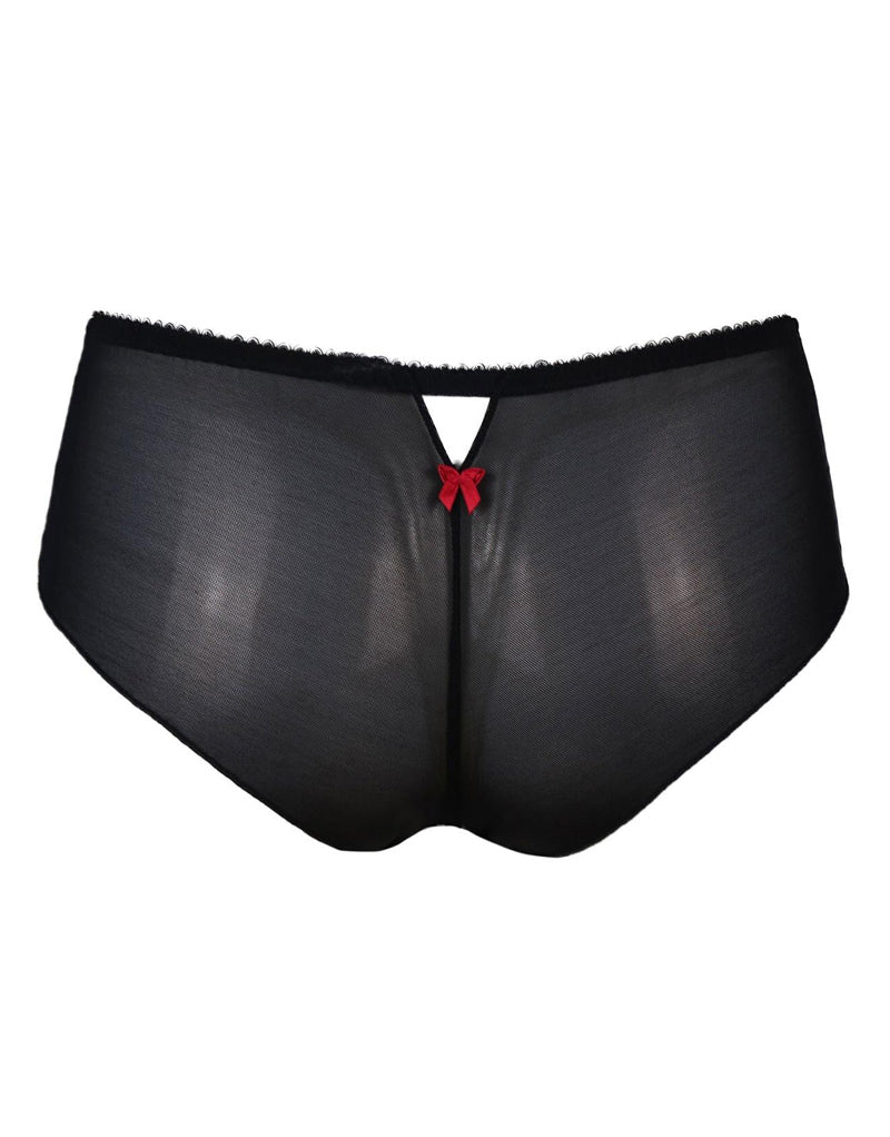 Pour Moi Amour Shorty Black/Scarlet