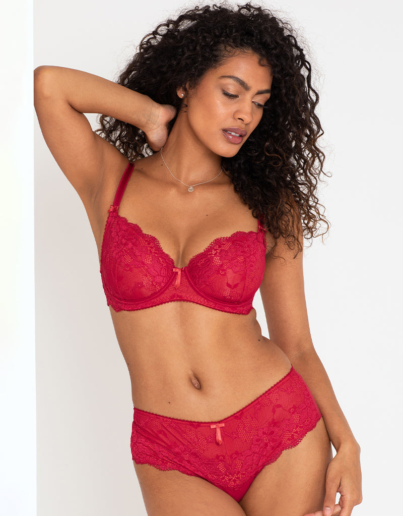 Pour Moi Amour Full Cup Bra Red/Cherry