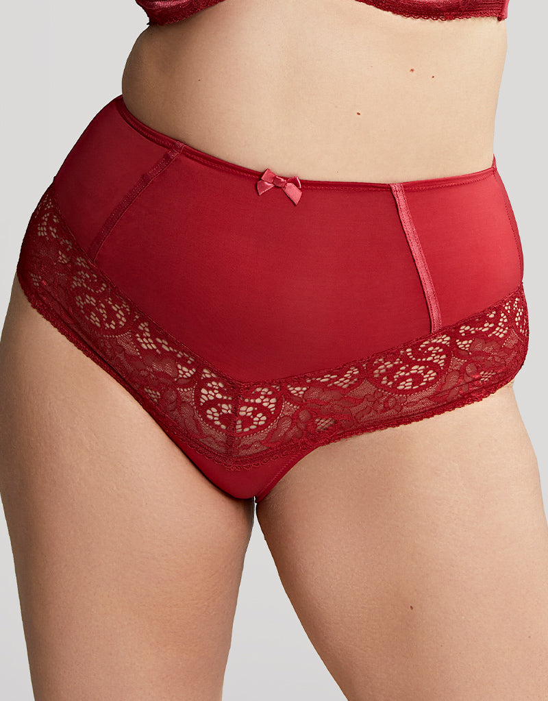 Sculptresse By Panache Estel High Waist Brief Raspberry