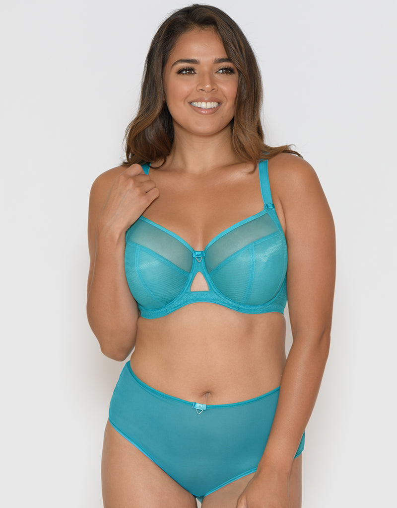 Curvy Kate Victory Side Support Balcony Bra Turquoise