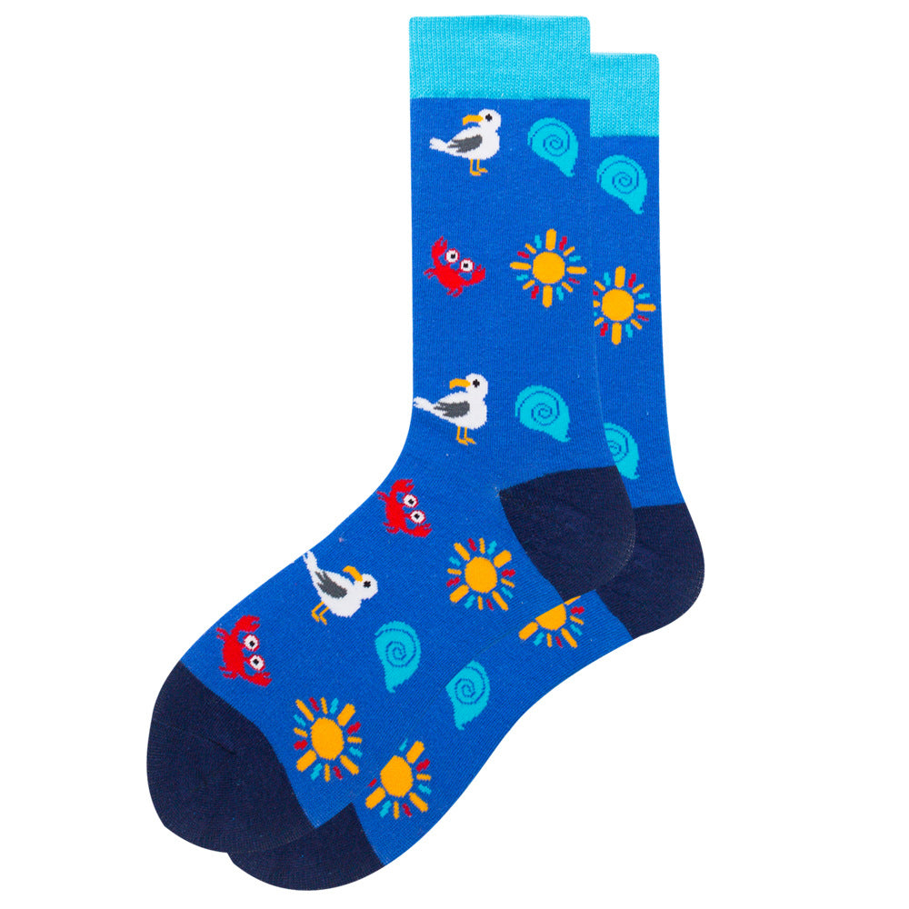 patterned dress socks