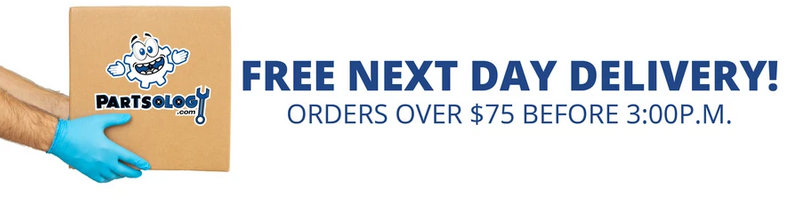 Partsology Auto Parts - Free Next Day Shipping Banner