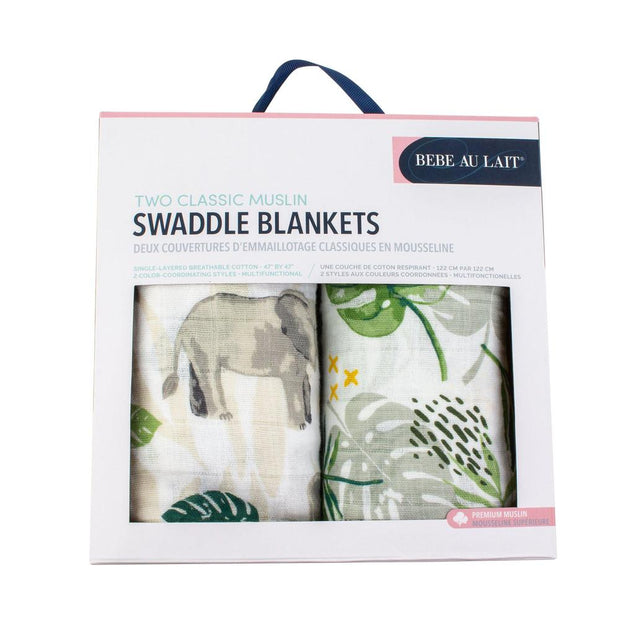 Bebe Au Lait Swaddles Set Of 2 Kideroo