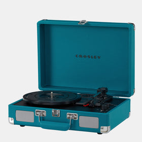 Crosley CR7018A-NA Haydn - Tocadiscos de 3 velocidades con Bluetooth, radio  AM/FM, reproductor de CD/cassette y entrada auxiliar, natural