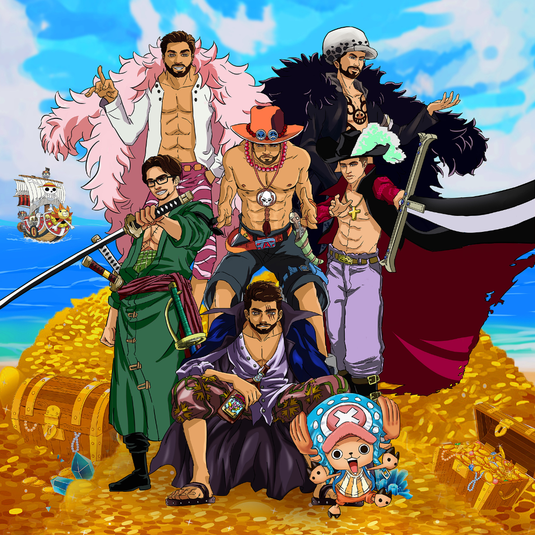 THE STRONGEST CREW - ONE PIECE CUSTOM DRAWING