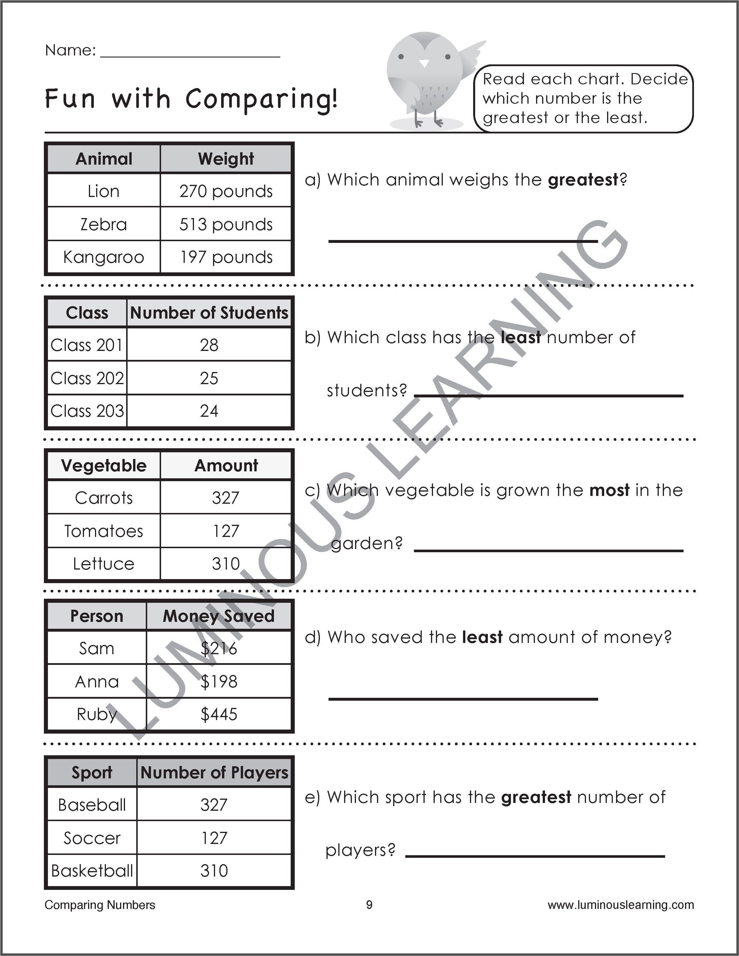 number sense place value worksheets special ed grade 2