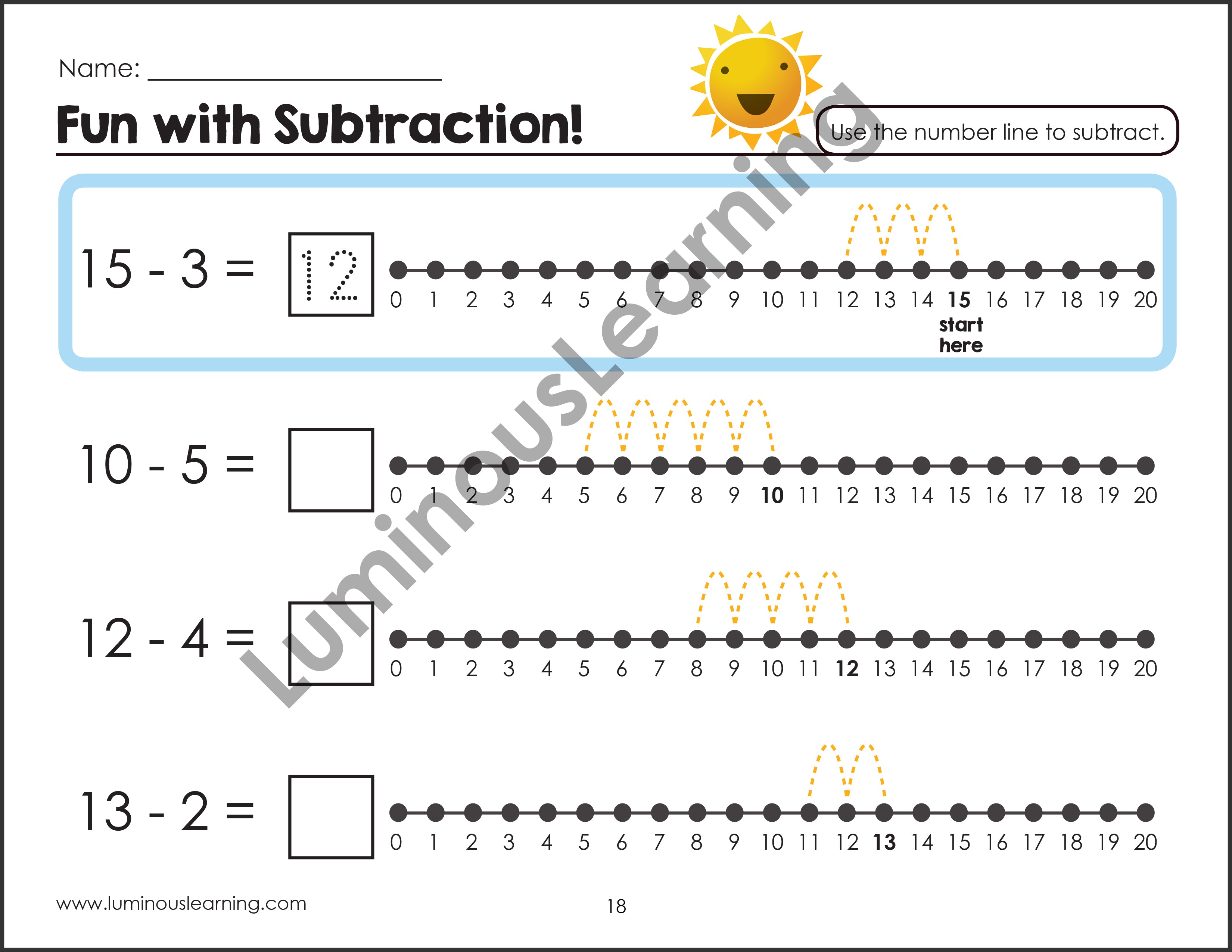 best templates printable number line to 20