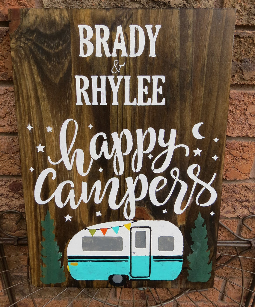 HAPPY CAMPERS SIGN – Kimber Creations
