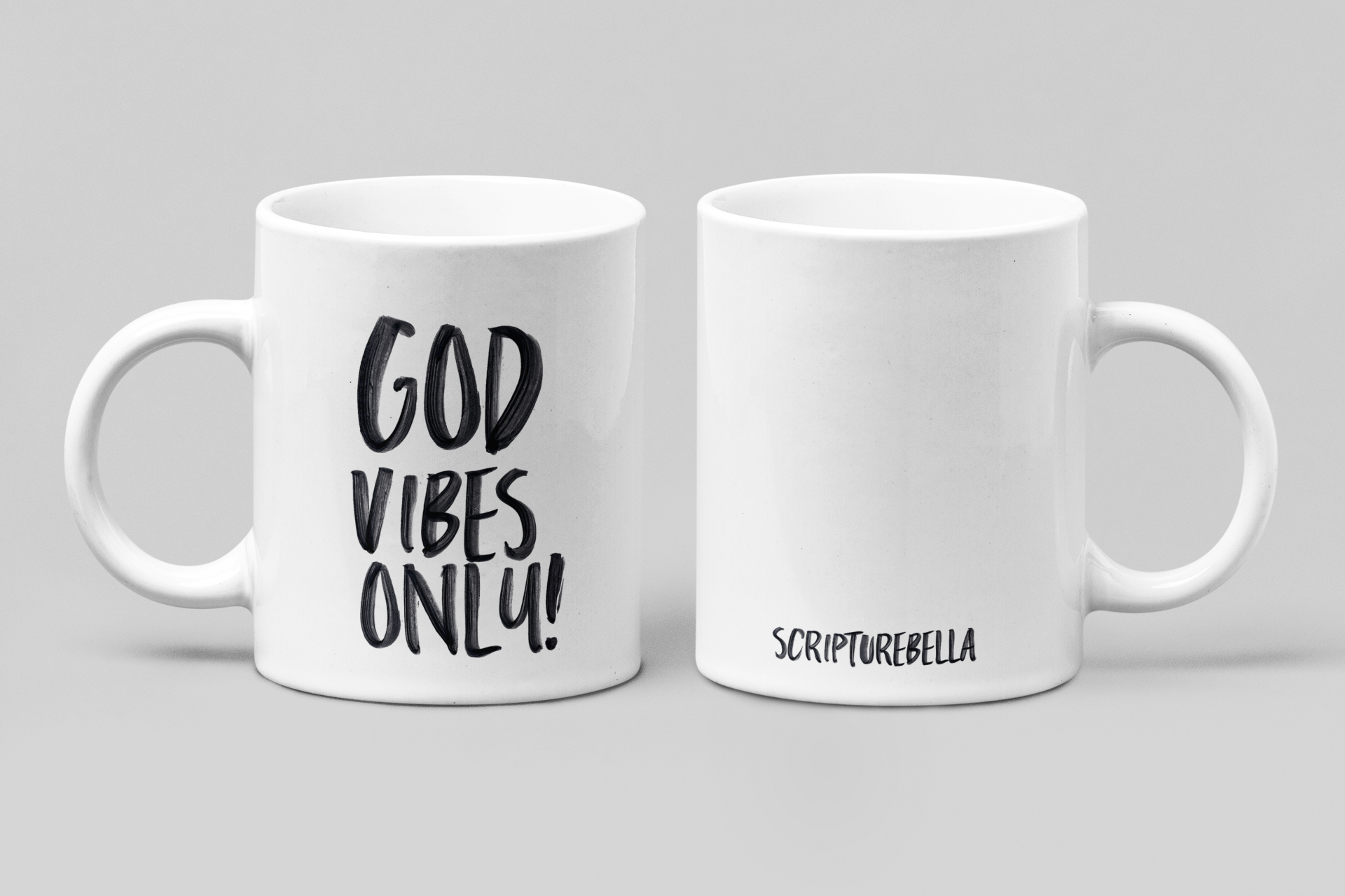 God vibes only, Christian mug, Mug with bible verse, mug with scriptures, motivational mug