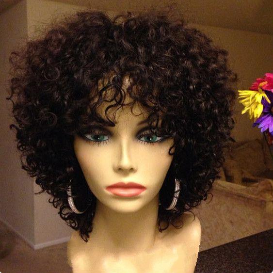 Lace Front Wigs Black Natural Color African American Short Natural Hairstyles For Round Faces African American Short Natural Hairstyles For Round