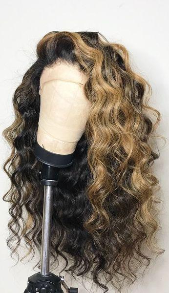 Lace Front Wigs Black Natural Color Afro Kinky Curly Hair