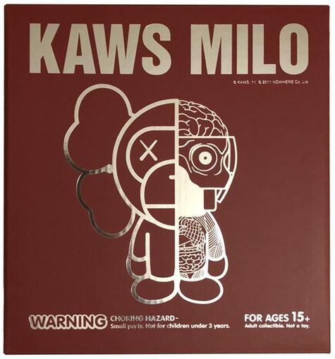KAWS Bape Dissected Milo Vinyl Figure Brown