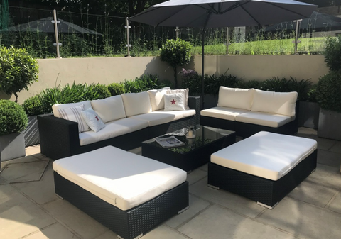 modular luxury garden furniture set