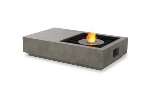 stone effect rectangular firepit