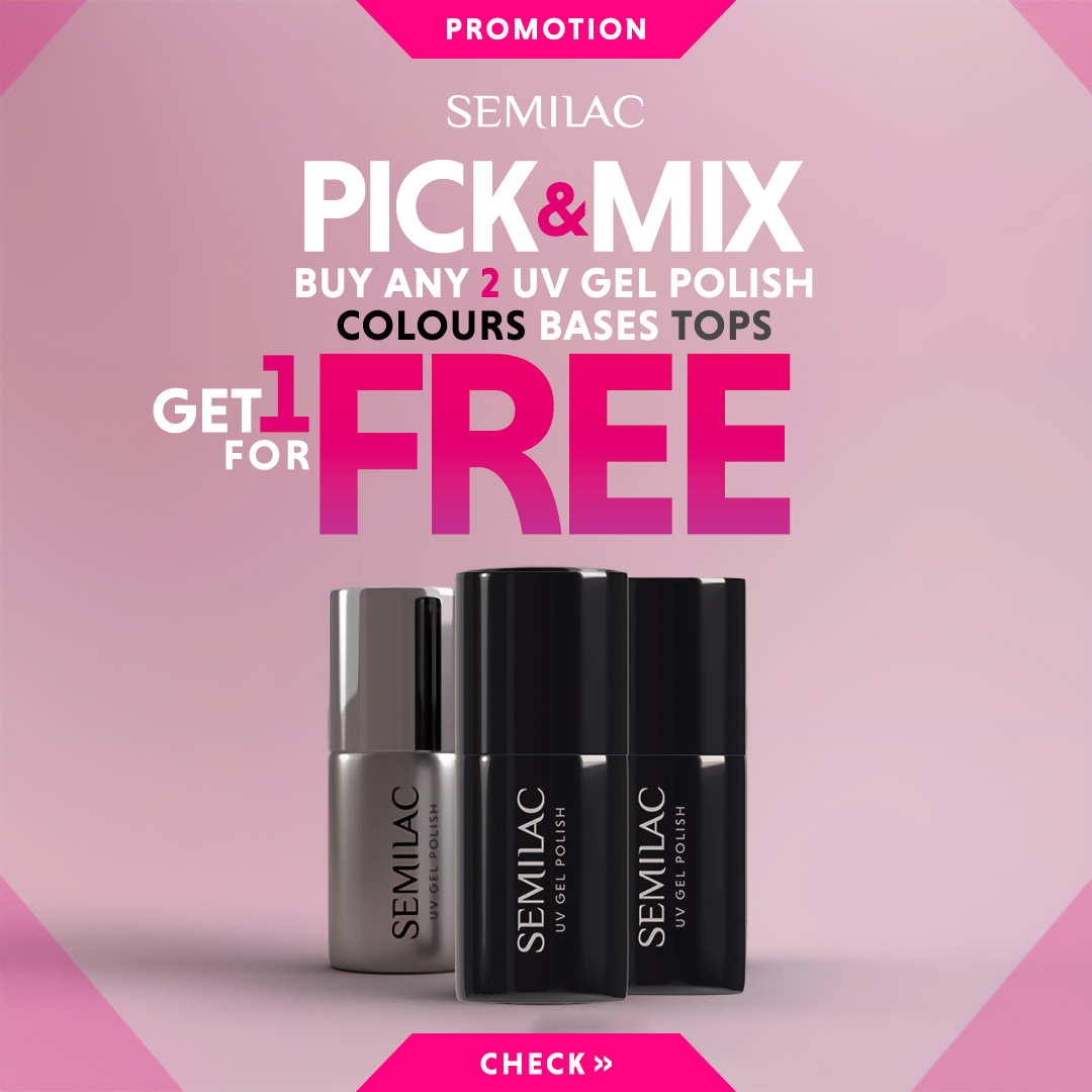 PICK & MIX - BUY ANY 2 UV GEL POLISH COLOURS / BASES / TOPS & GET 1 FOR FREE