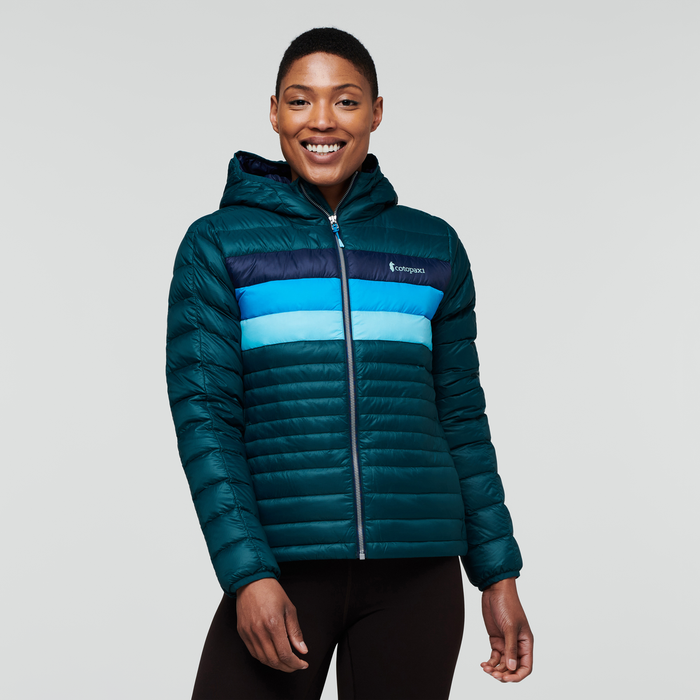 Unlock Wilderness' choice in the Cotopaxi Vs North Face comparison, the Fuego Hooded Down Jacket by Cotopaxi