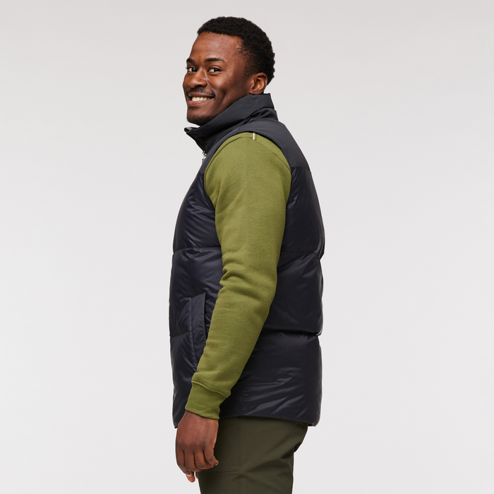 Men's Puffer Vest | Packable Winter Jacket | Rokka&Rolla S / Black
