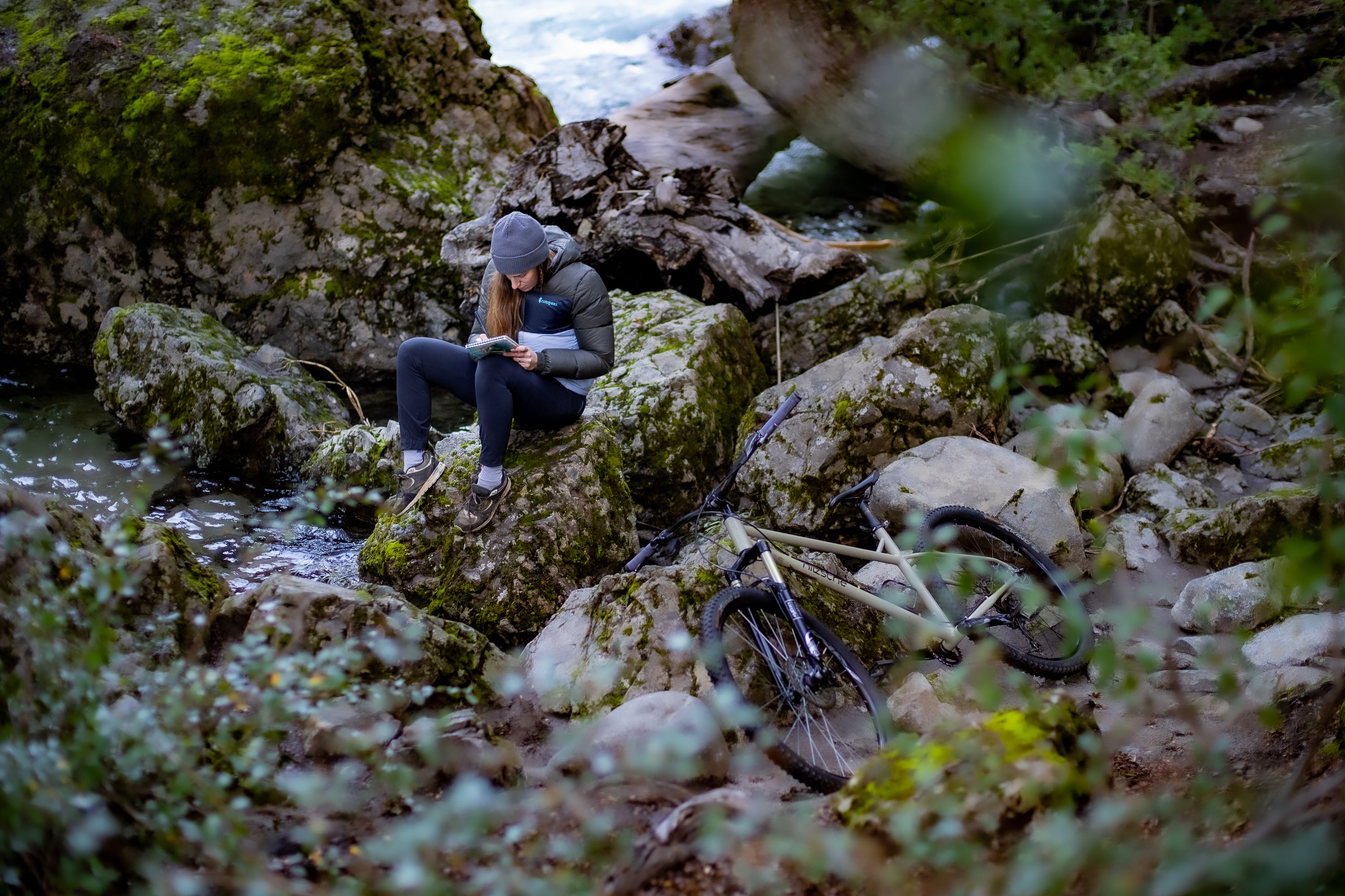 Lau sketching in nature