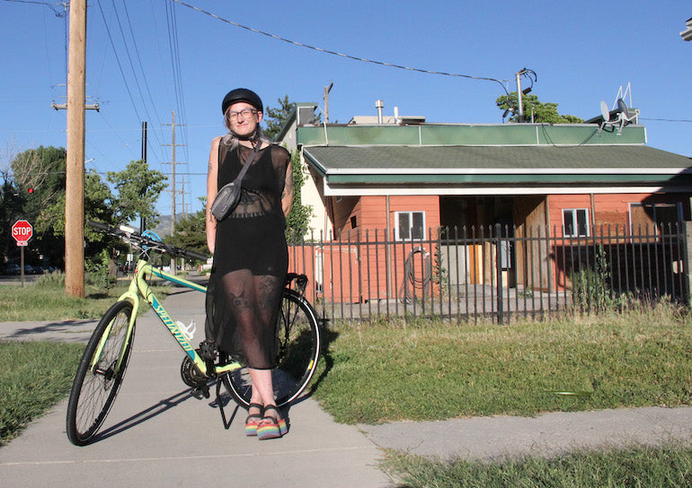 esther and their bike