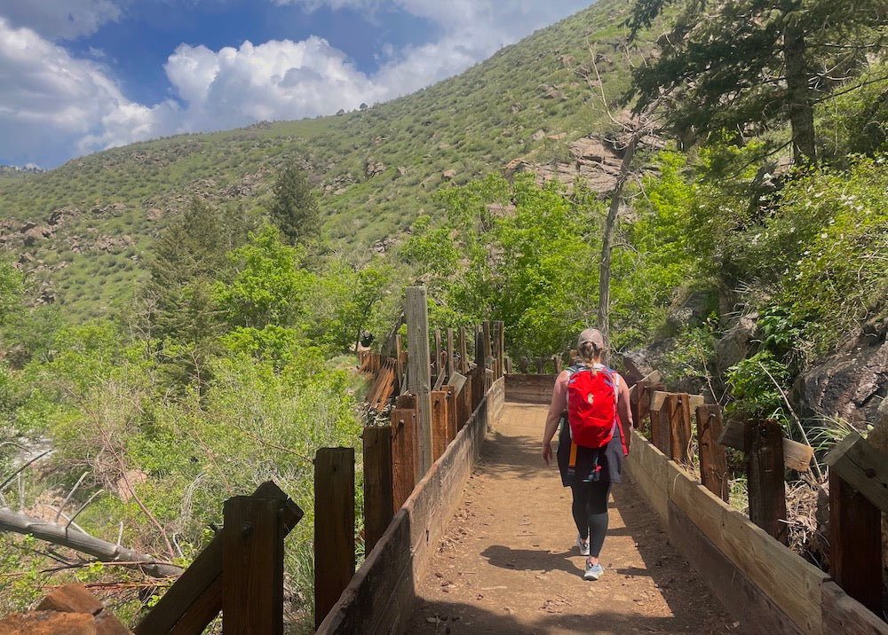 Rebecca hiking