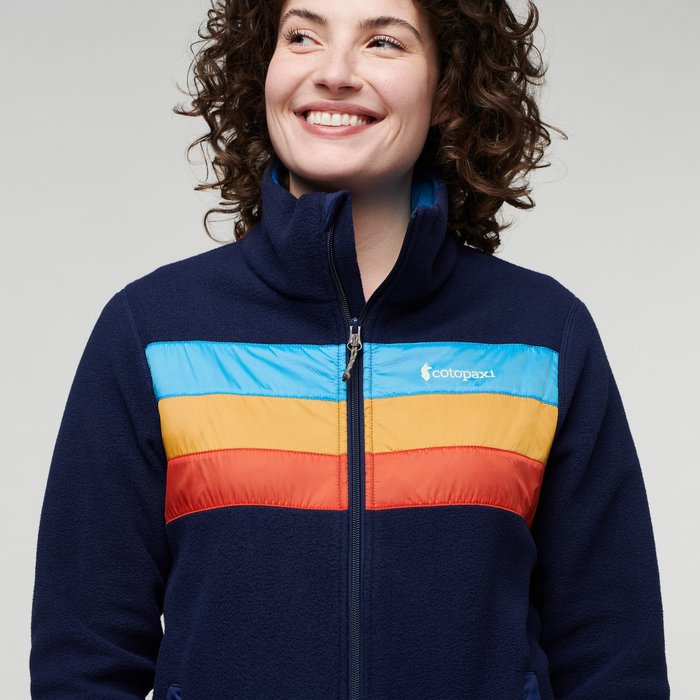 Dibs Women's Zip Fleece Misty Blue / S